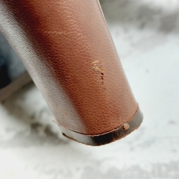 Bandolino Chestnut Leather Ankle Booties - Picture 12 of 15